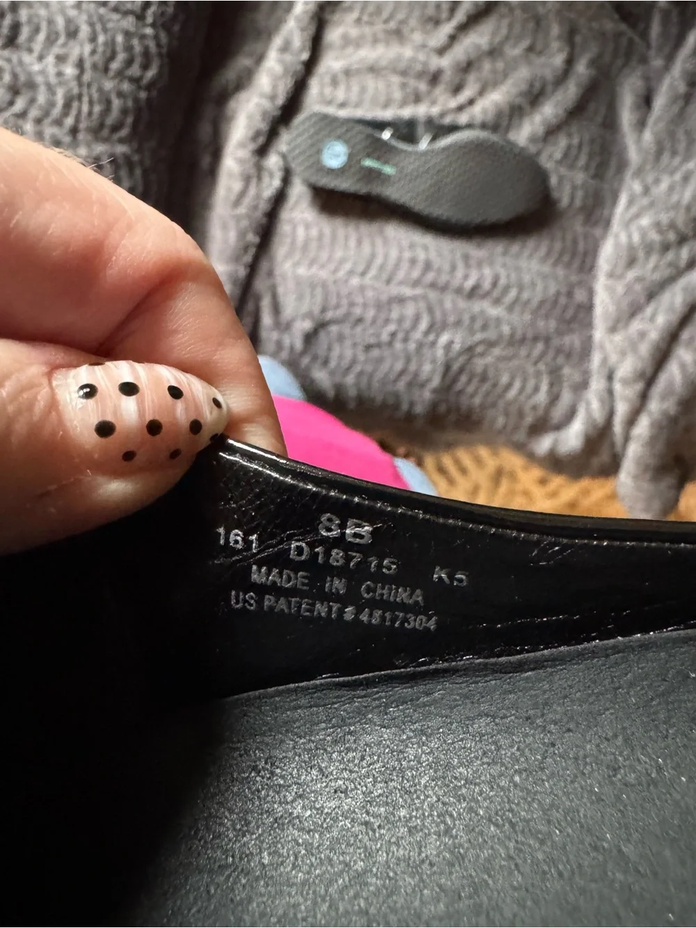 Cole Haan Black Women's Slip-On Loafers with Decorative Straps